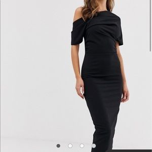 Off shoulder black dress